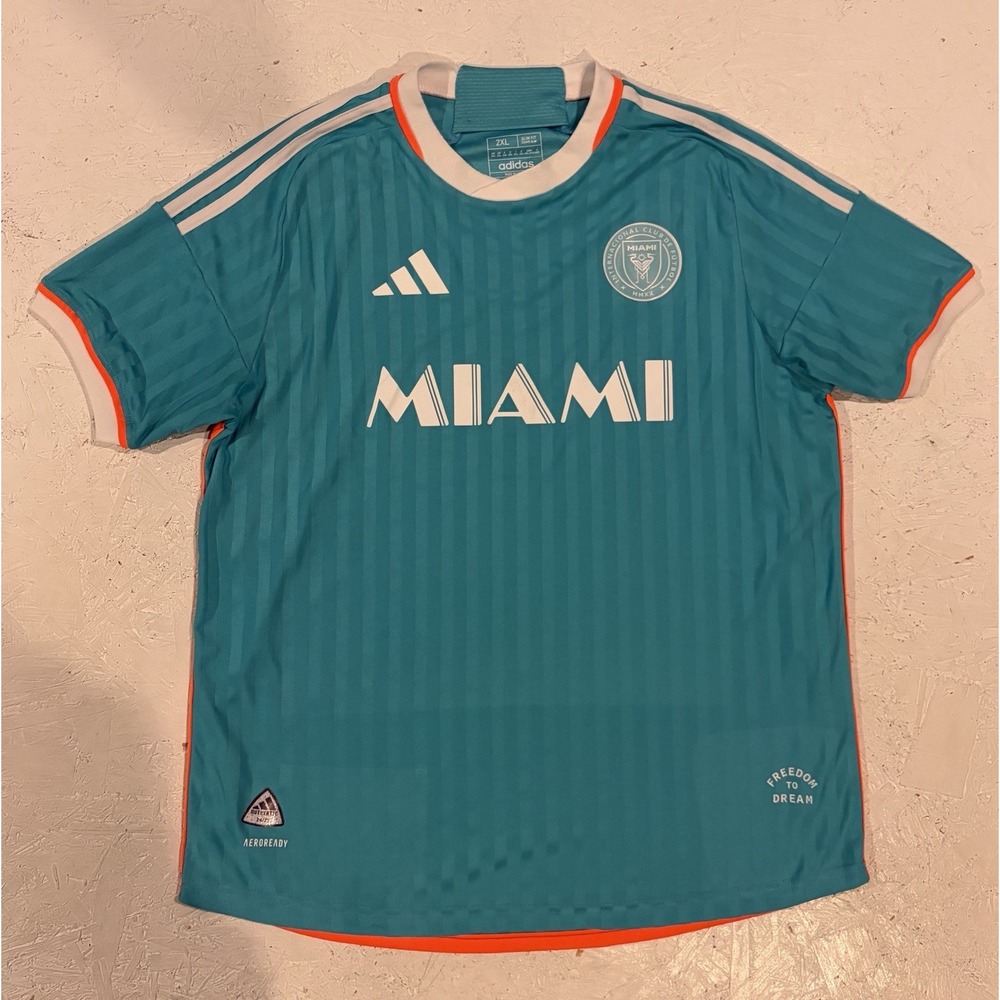 Adidas Inter Miami CF 2024/25 Archive Third Authentic Jersey Mens 2XL Slim